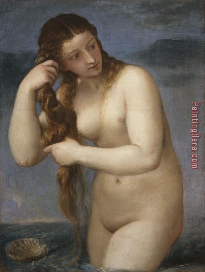 Titian Venus Rising From The Sea